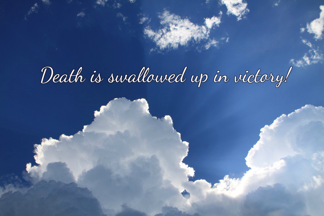 Death Has Lost It's Sting! Grip The Sword