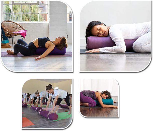 Yoga Bolsters Round Yoga Bolsters Grip Yoga Bolsters