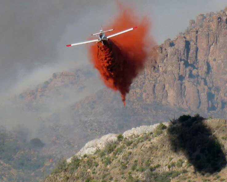 Fire retardants are great at killing forest fires, fish Grist