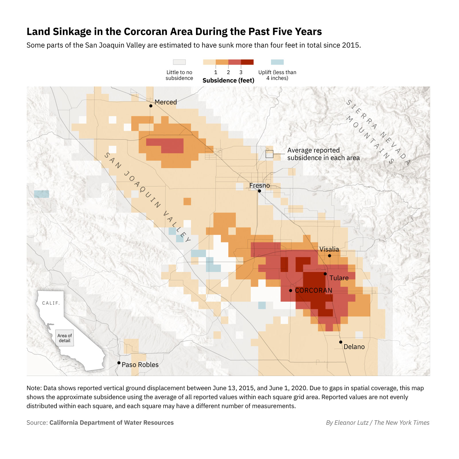 The Central California town that keeps sinking Grist