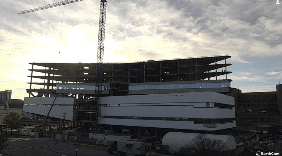 The OU Medical Center Adult Patient Tower Griswold Controls