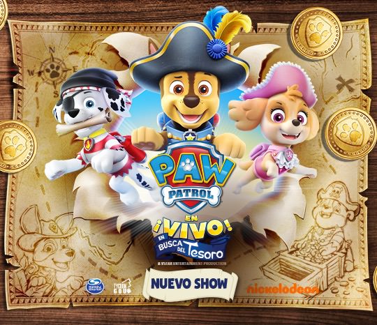 Paw Patrol será el primer show infantil en llevarse a cabo en México