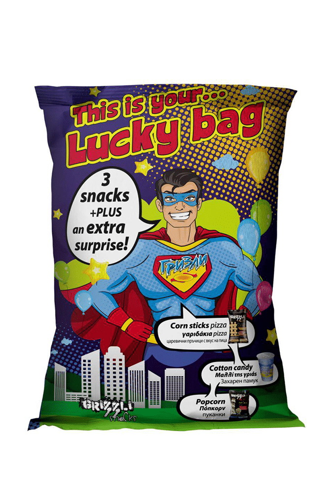LUCKY BAG за момче ГРИЗЛИ СНАКС