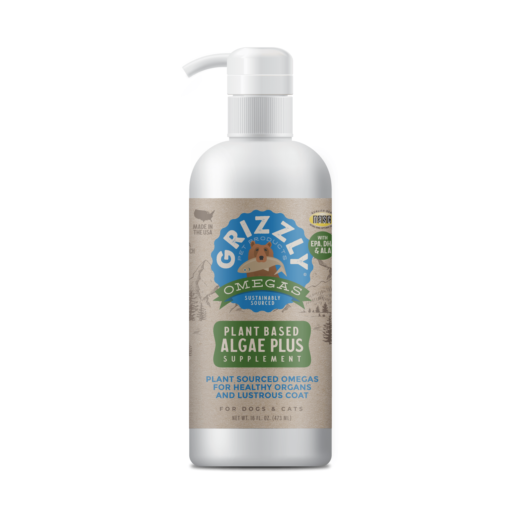 Algae Plus Supplement Grizzly Pet Products