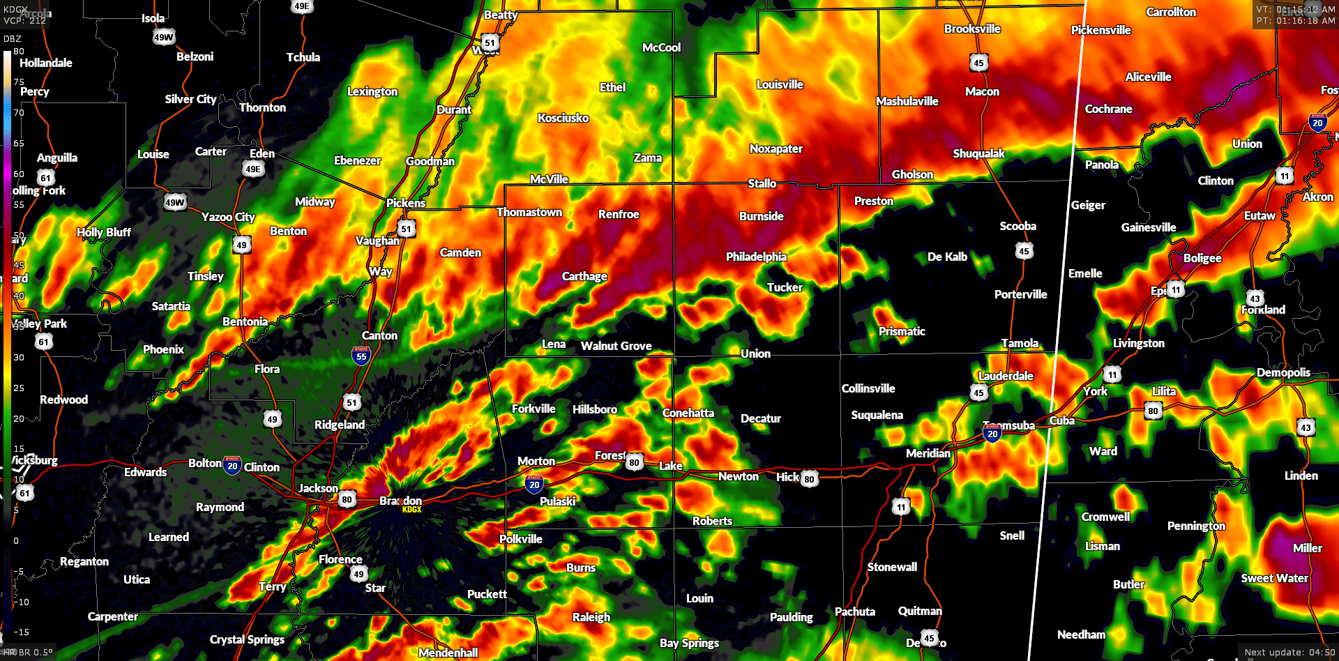Color Tables » Base Reflectivity (71) GRLevelX Users