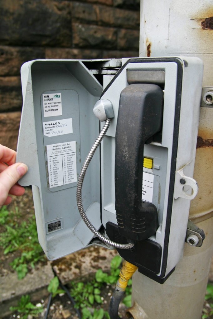 Railway lineside telephones Rail Engineer