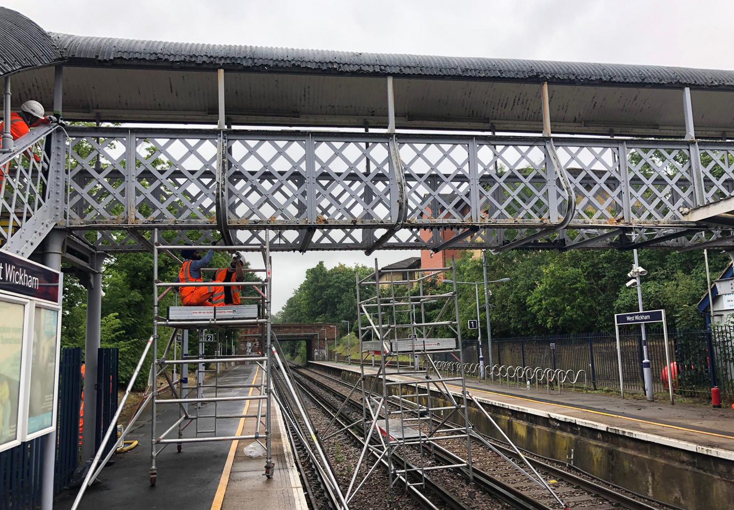 West Wickham station footbridge upgraded Rail Engineer
