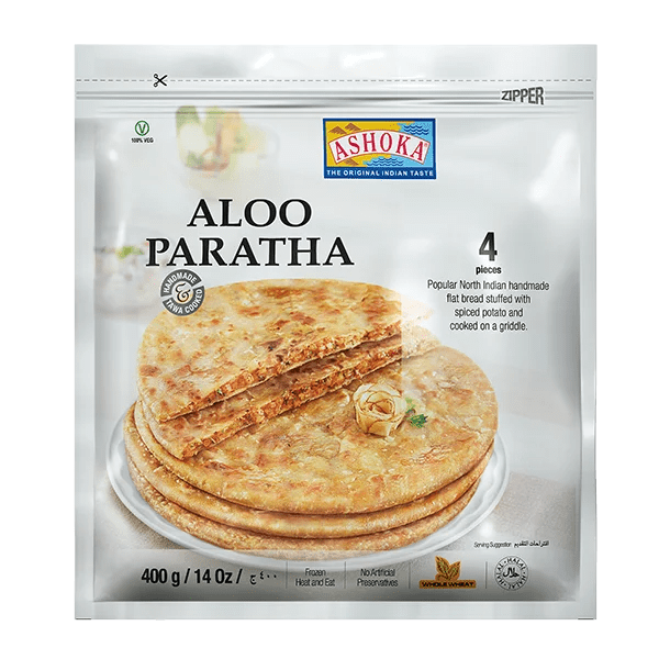 Ashoka Aloo paratha 4 stk, 400 gm Grobasket supermarket is