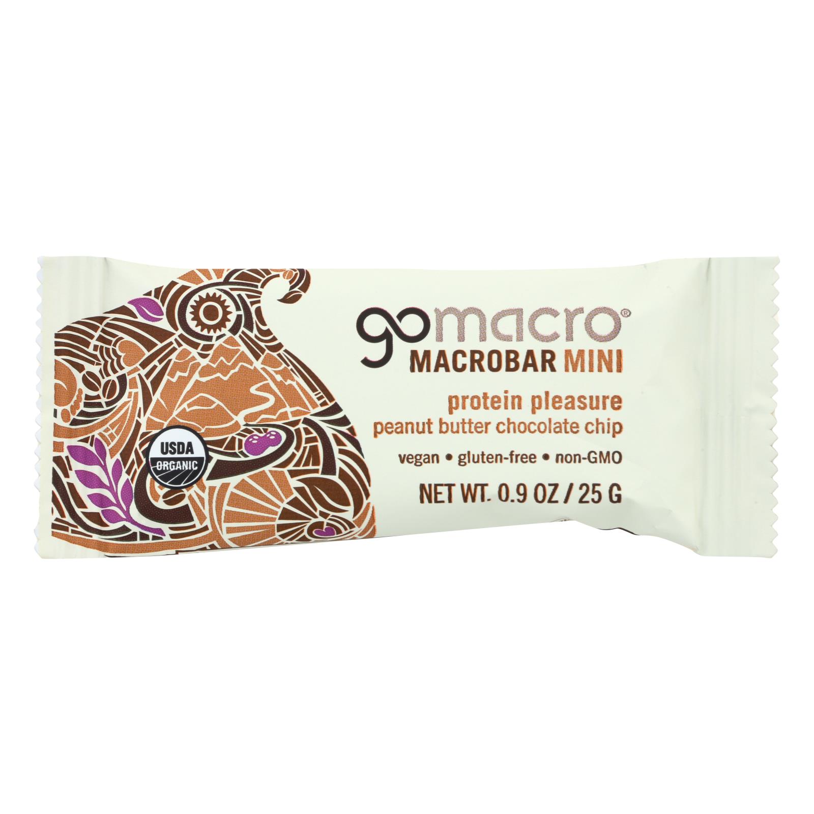 Buy Gomacro Bar Peanut Butter Chocolate Chip Case Of 24 .9 Oz