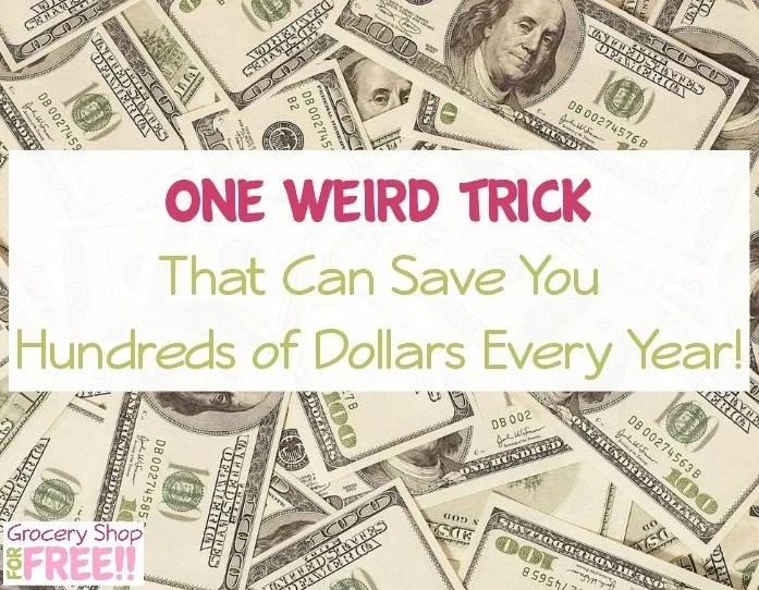 Save Hundreds Yearly With This One Trick