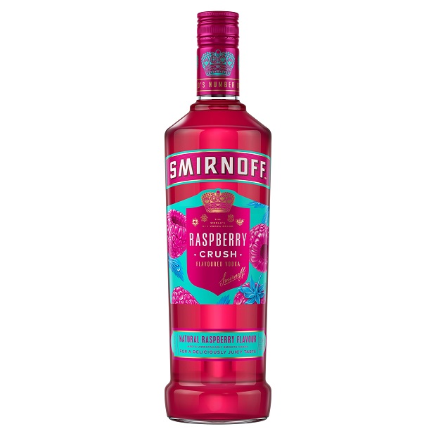 Smirnoff launches flavoured vodka ‘Raspberry Crush’ Grocery Trader