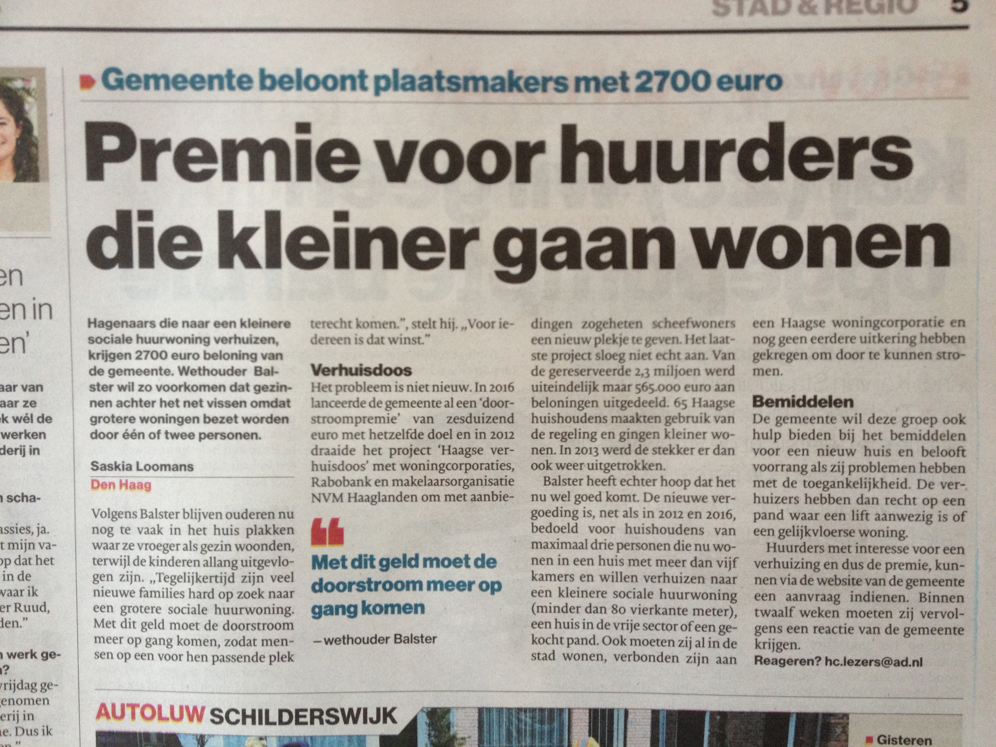 Gedonder Met Het Scheefwonen Ook In Den Haag | Jan De Wandelaar In Het Den Haag Van Morgen