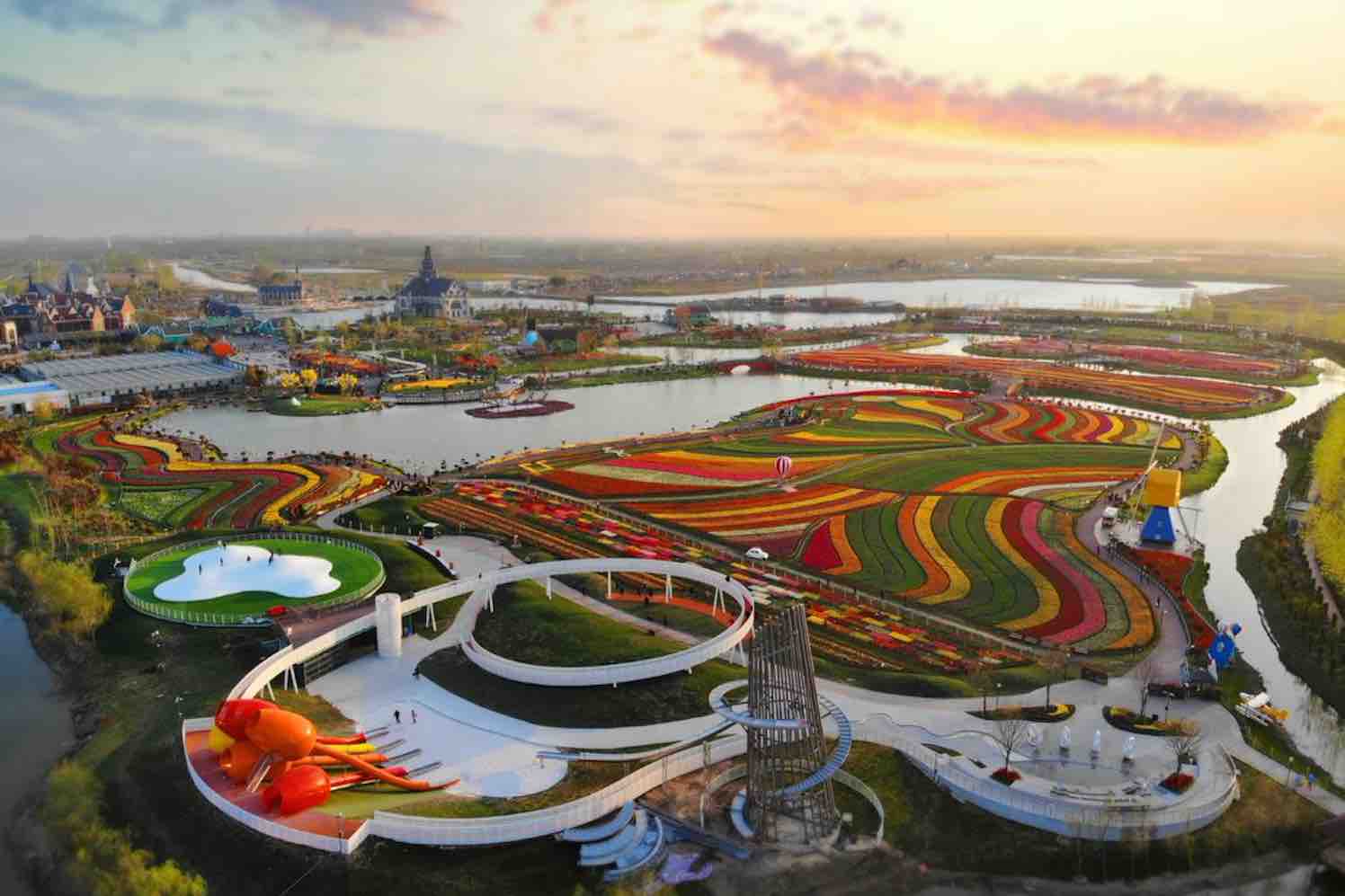 Corso Zundert nu ook in Holland Flower Park in China GroenVandaag