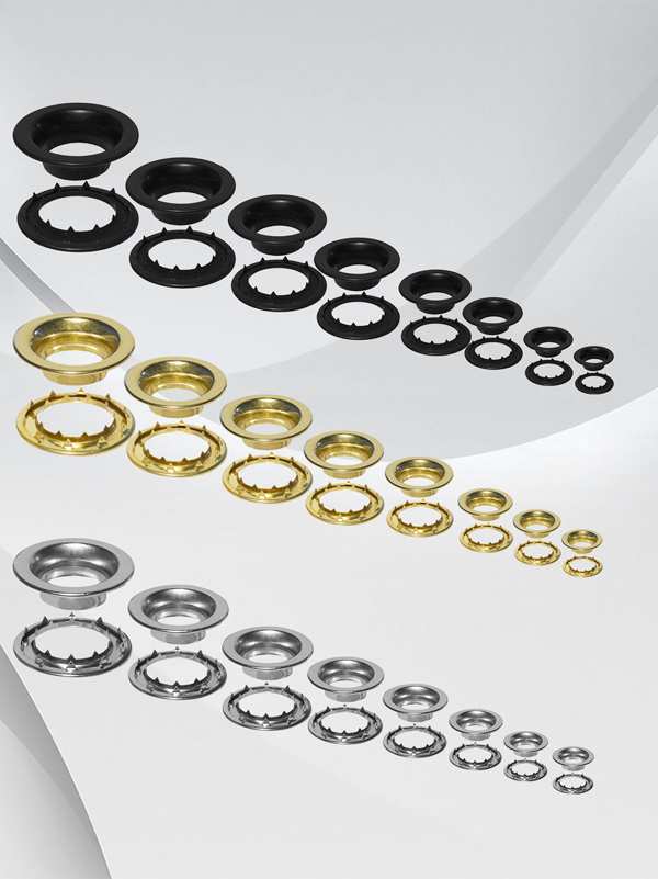 304 Stainless Steel and Brass Corrosion Resistant OblongEyelets