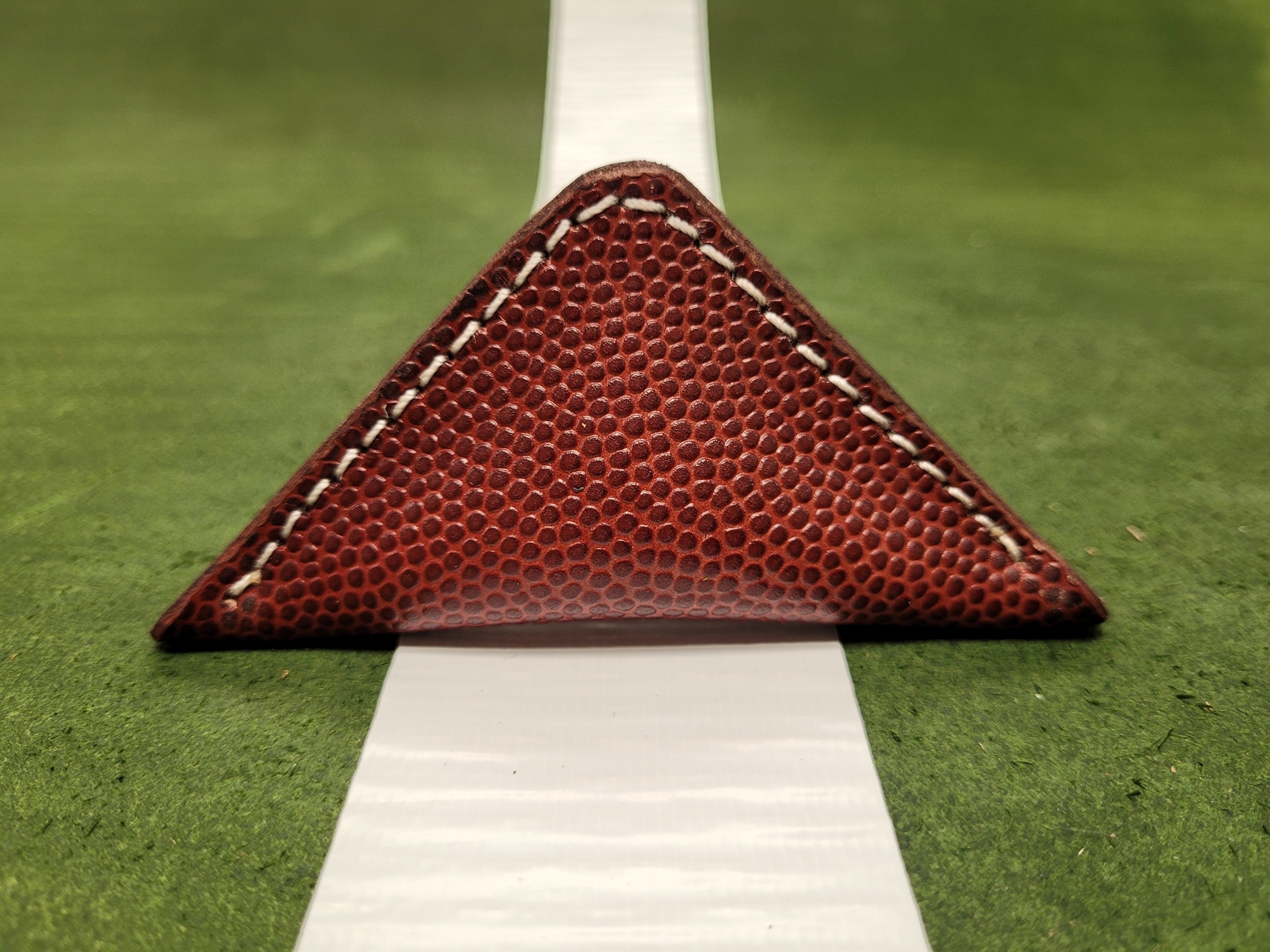 NFL Leather Finger Football Grommet's Leathercraft