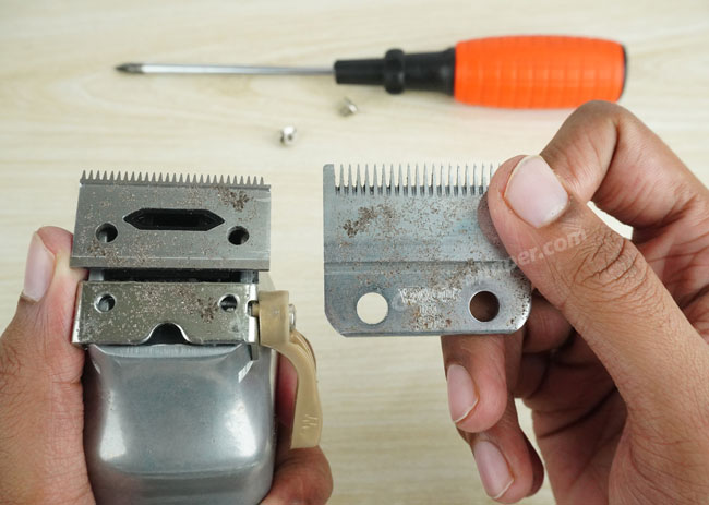 Disassembling Clipper Blades