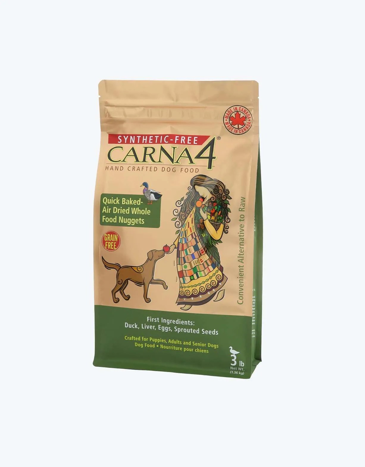 Carna4 GrainFree Dry Dog Food Duck Recipe — Groomswell