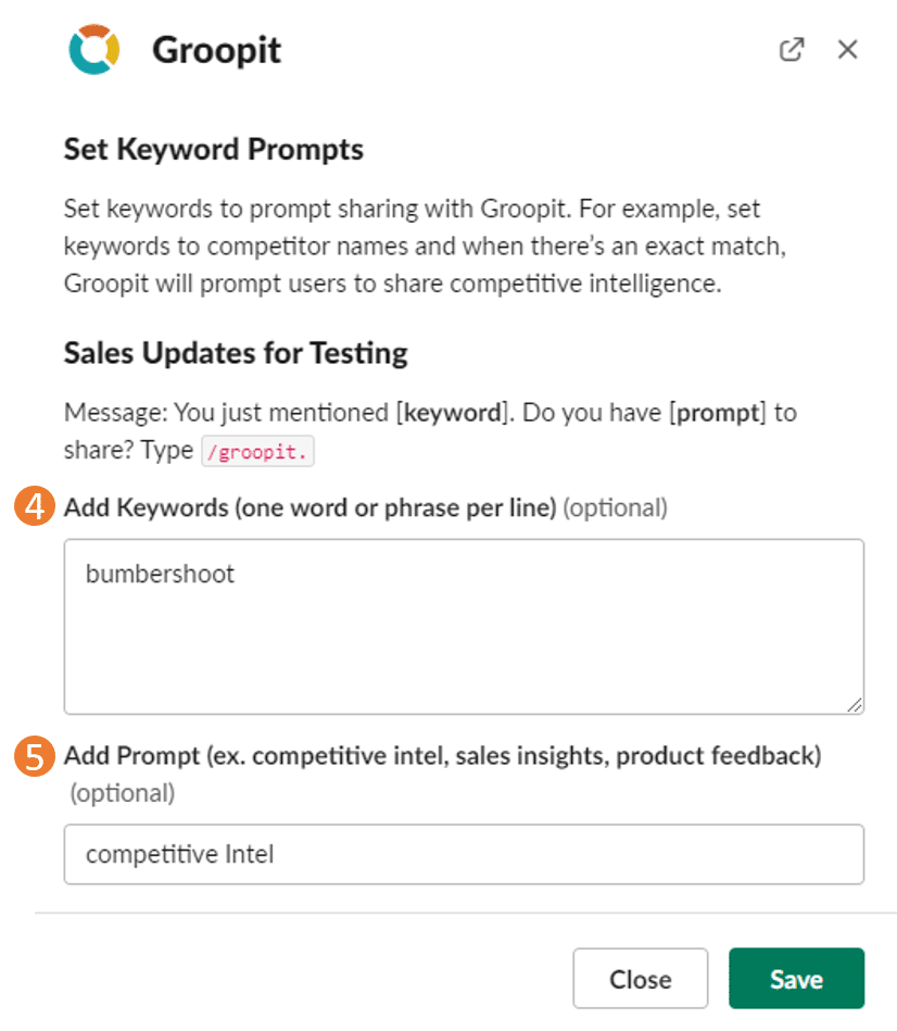 Installation Guide for Groopit App for Slack Groopit