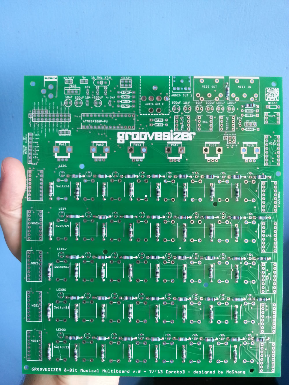 Multiboard new prototype boards are here! Groovesizer