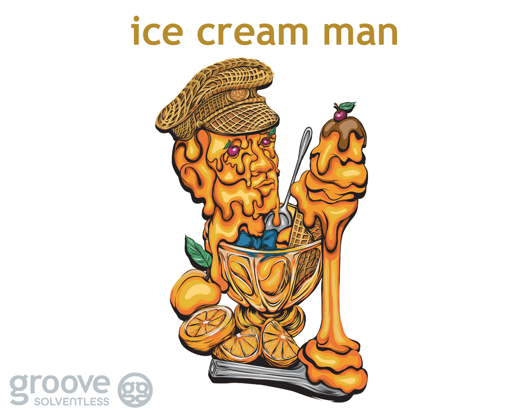 Strain Drop Ice Cream Man Groove Solventless