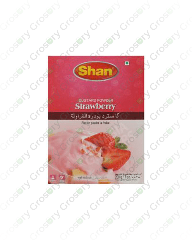 Shan Strawberry Custard Powder (200 Gms)