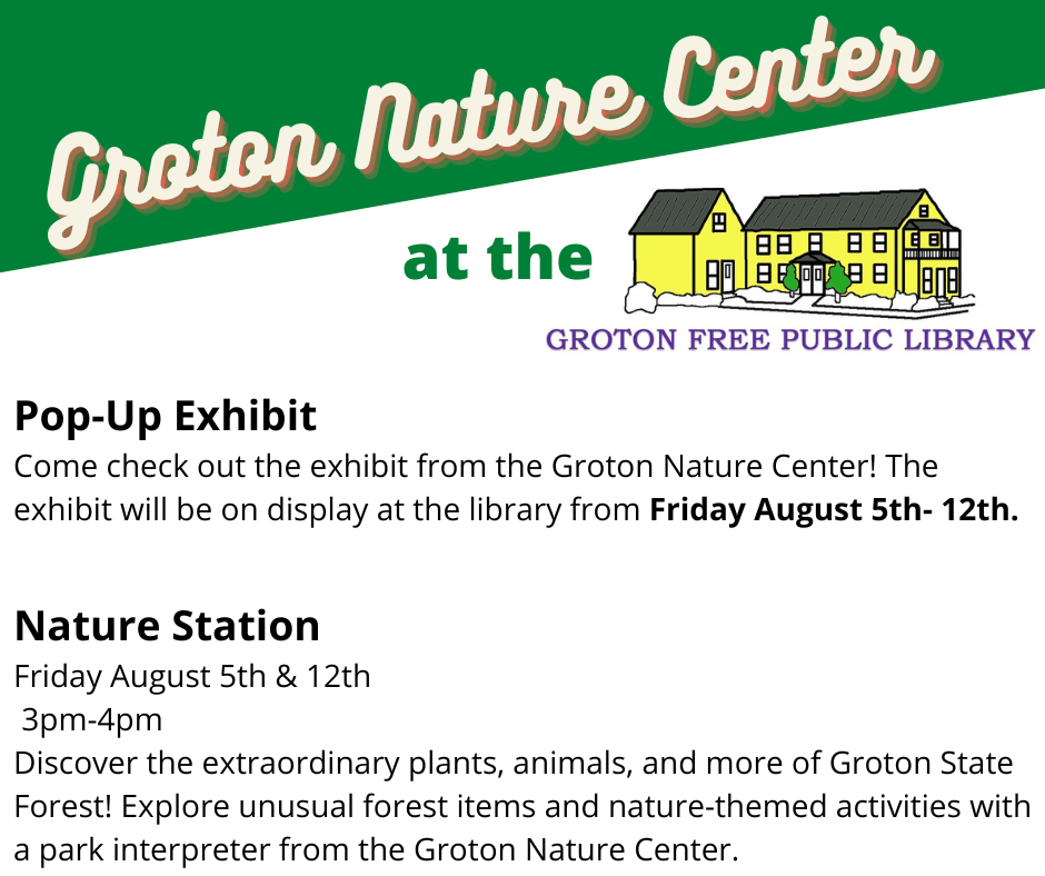 Groton Nature Center PopUp Library