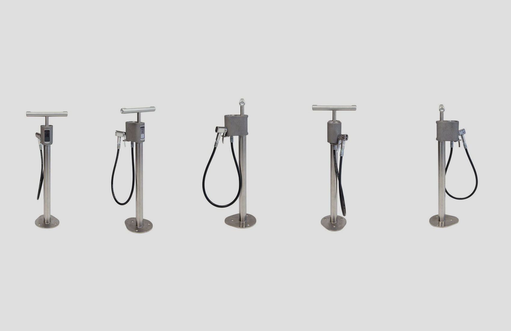 High Security Public Bike Pump Ground Control Systems