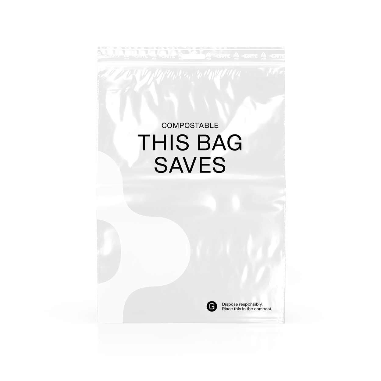 Compostable zipper bag Grounded Packaging