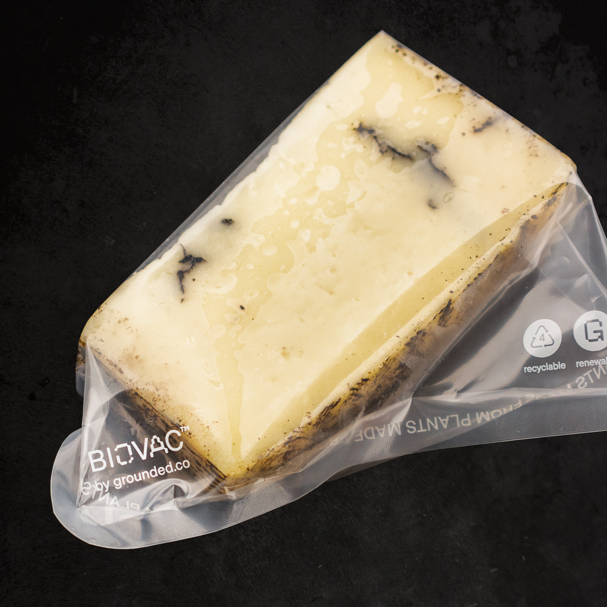 Biovac™ recyclable vacuum pouch Grounded Packaging