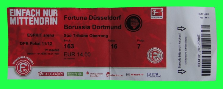 Fortuna Düsseldorf vs. Borussia Dortmund 45 n. E. (00)