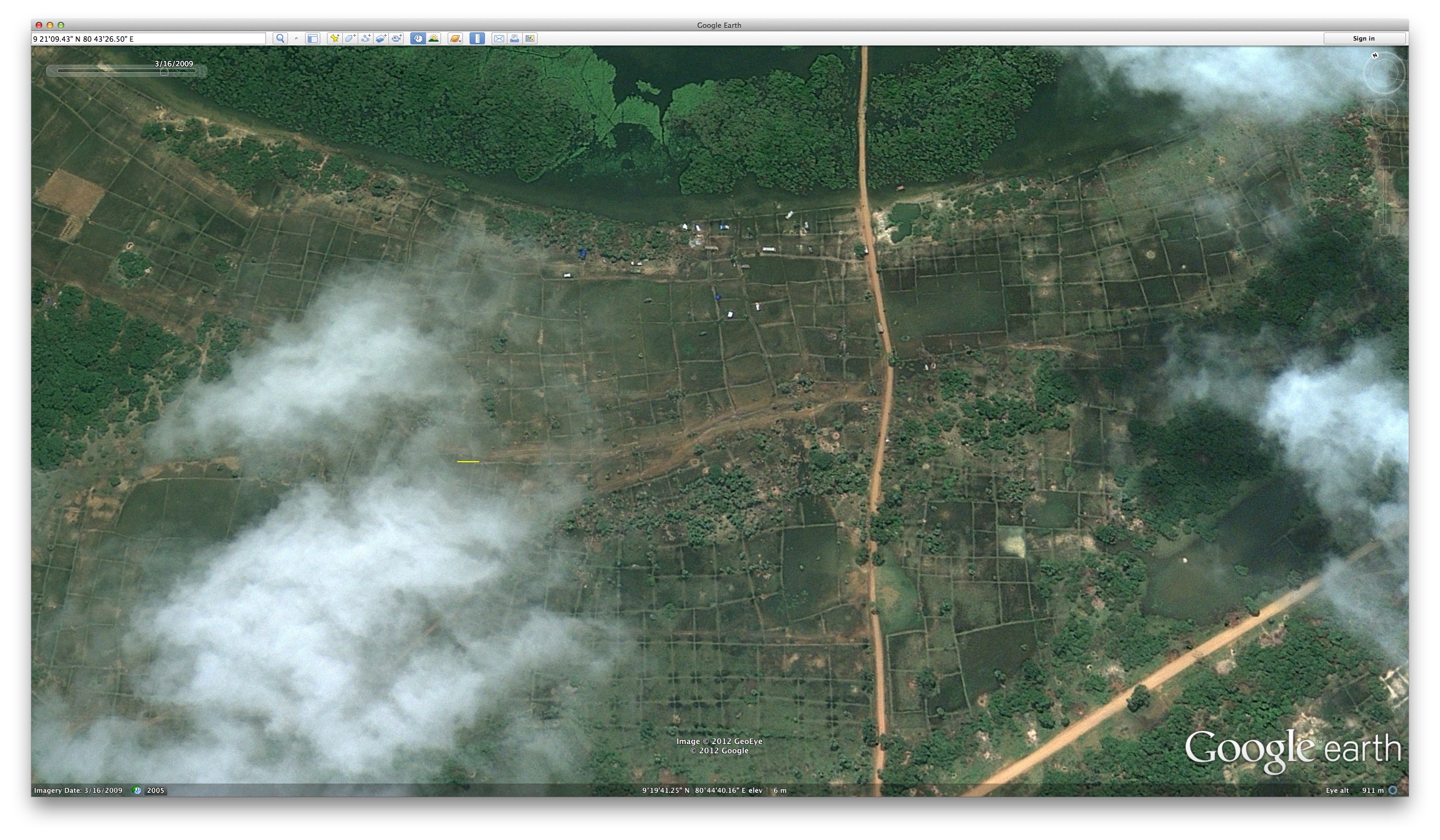The end of war in Sri Lanka, captured for posterity by Google Earth