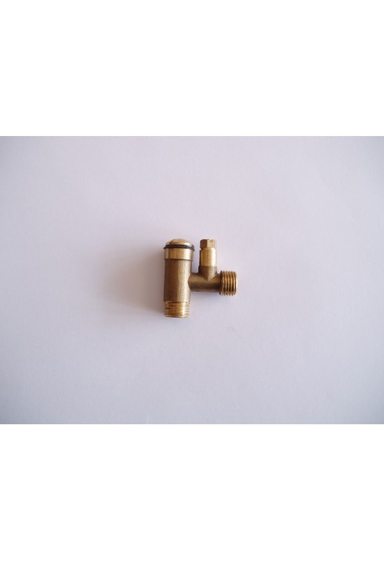 PE0028 GAS FIRE RESTRICTOR ELBOW WITH TEST NIPPLE