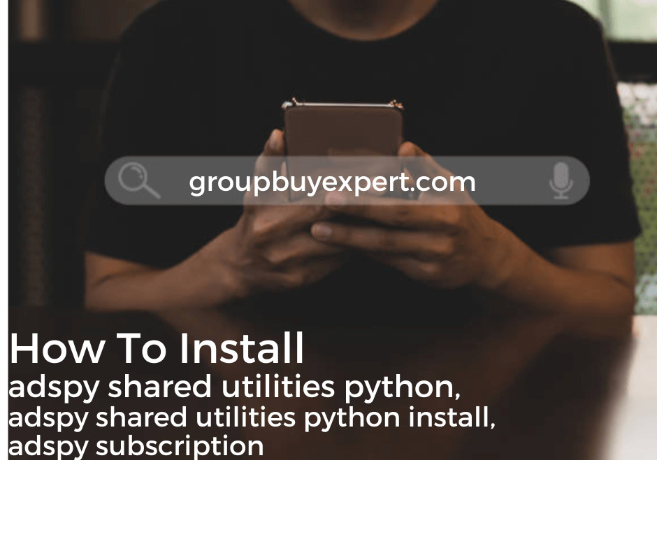 How To Install Adspy Shared Utilities Python Adspy Subscription