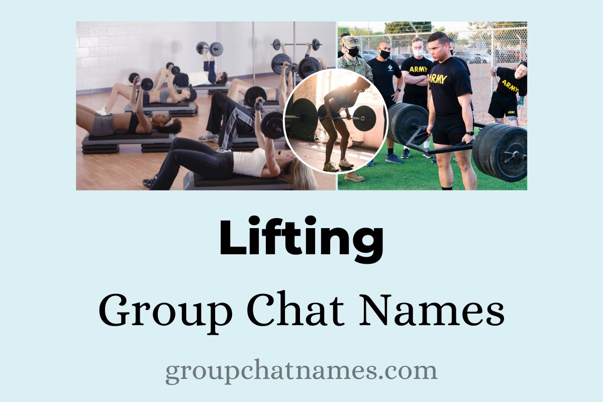 251 Lifting Group Chat Names To Pump Up Your Chat Game
