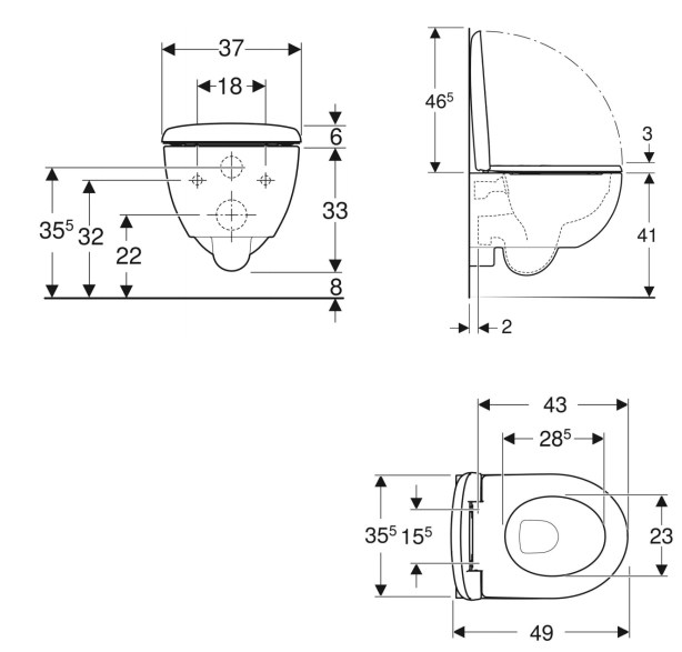 Le wc suspendu geberit est une valeur sûre pour le choix de vos wc suspendus. Pack Cuvette Suspendue Renova Compact Geberit Tereva Direct