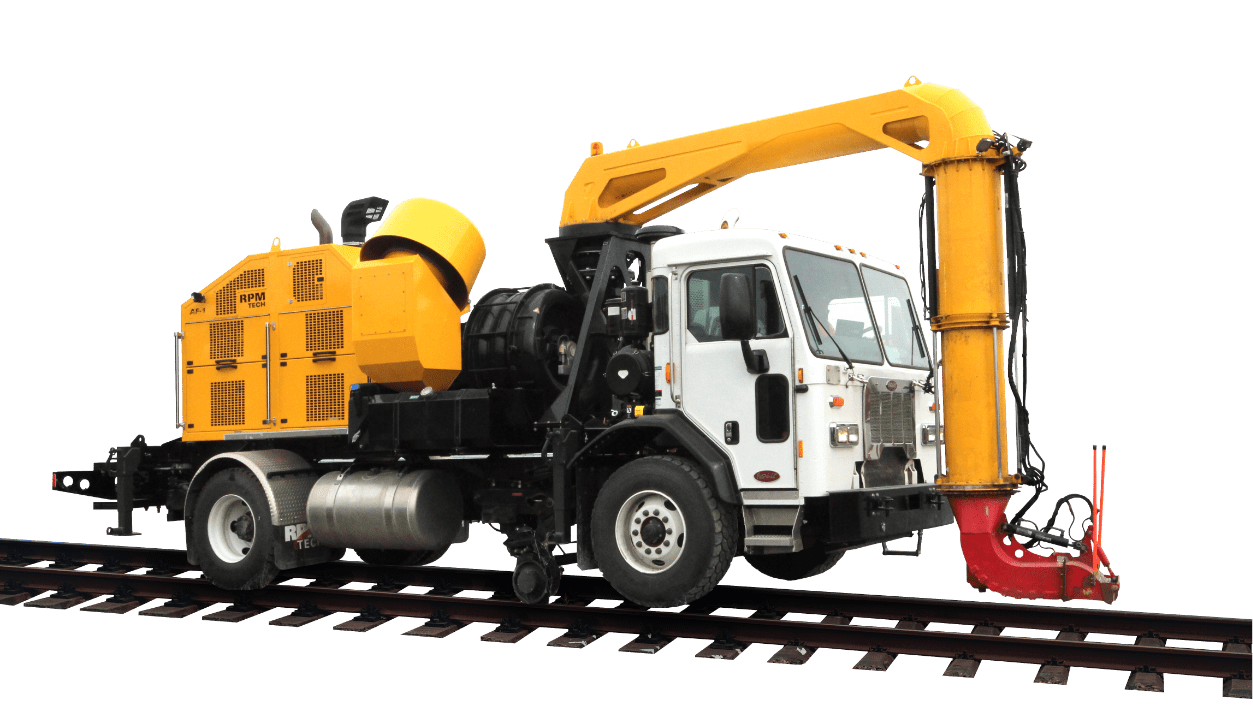 Loadermounted, industrial snow blowers 121 to 580 hp RPM Tech