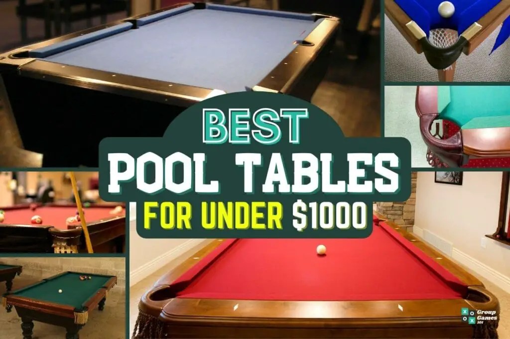 5 Best Pool Tables Under 1,000 in 2024 Group Games 101