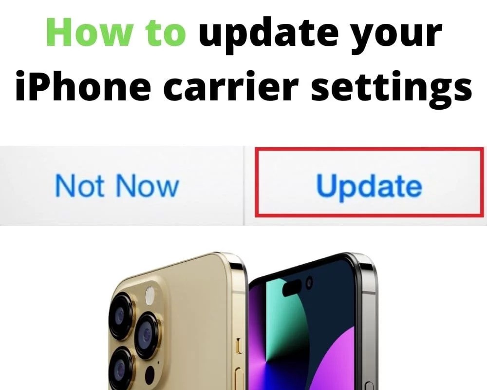 What Is Carrier Settings On iPhone and How To Update It Manually