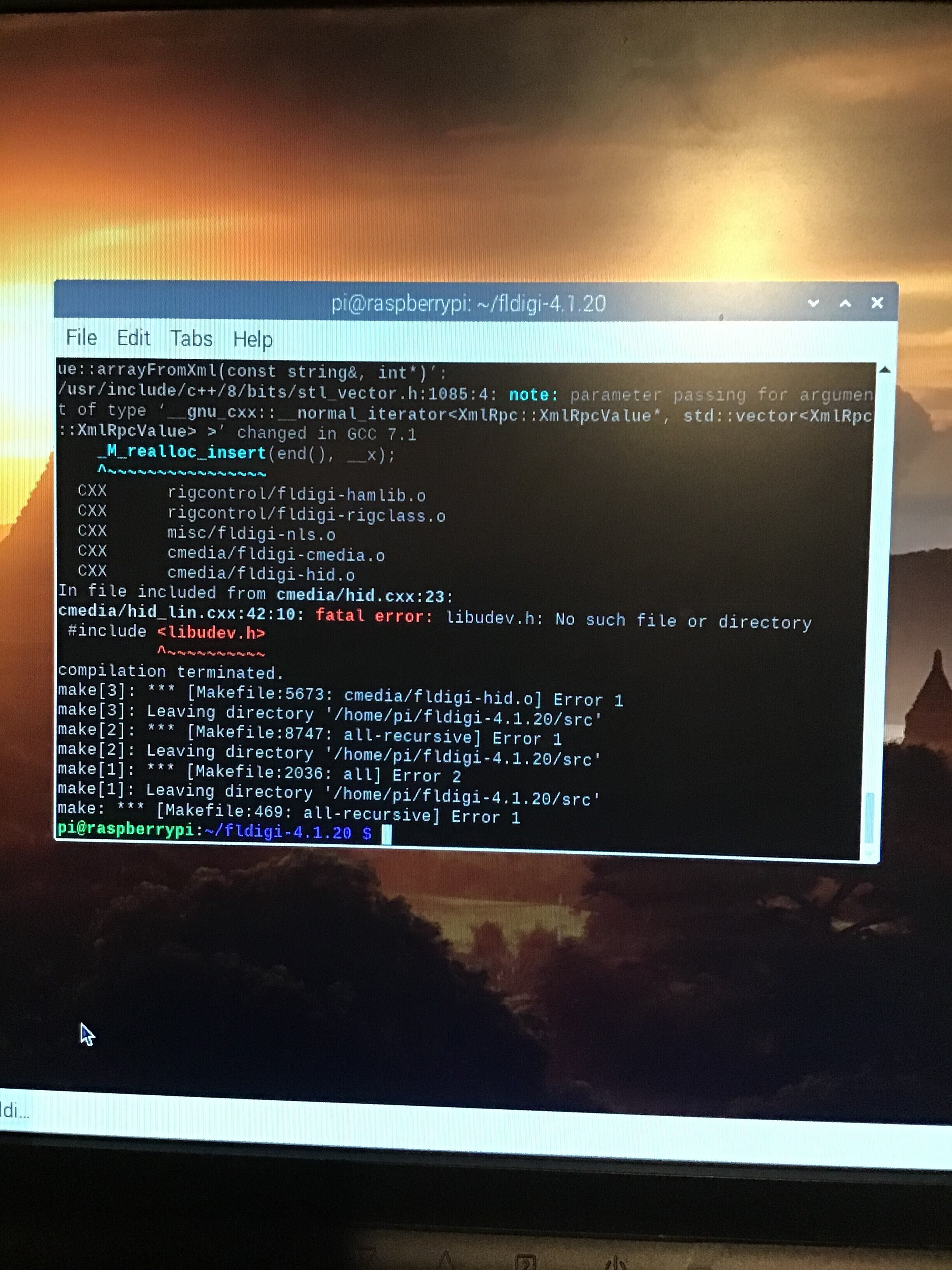 RaspberryPiExplainedgroups.io Trying to install Fldigi onto