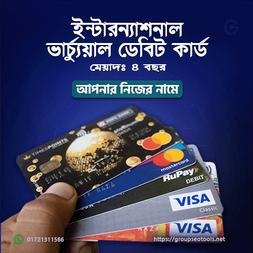 International Virtual VISA Debit Card Price In Bangladesh