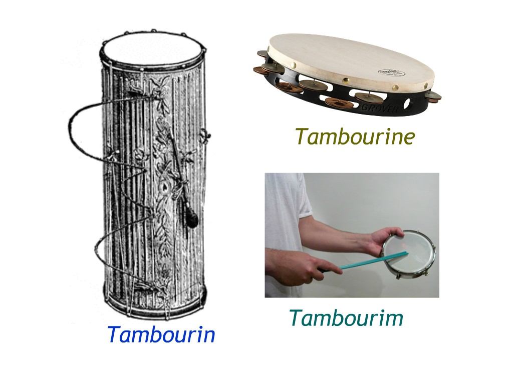 Tambour Which Is It?