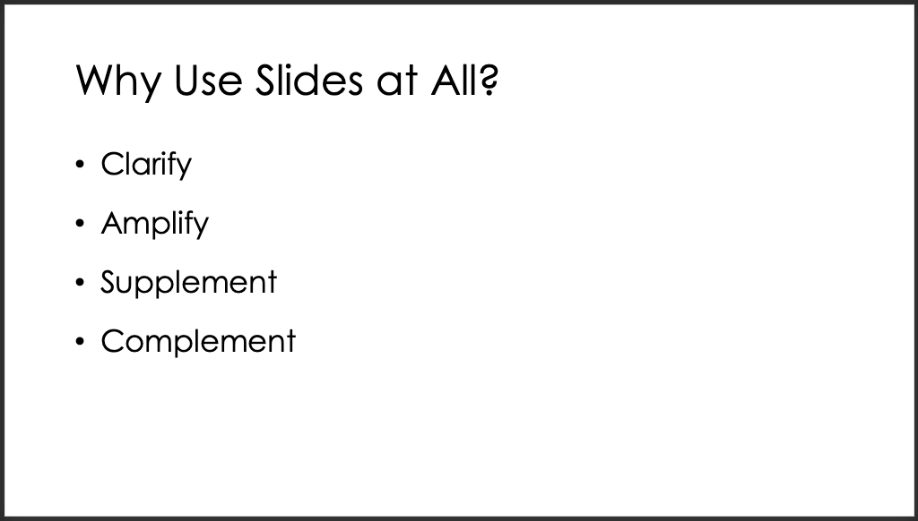 Grover’s English Planning for Good Slides