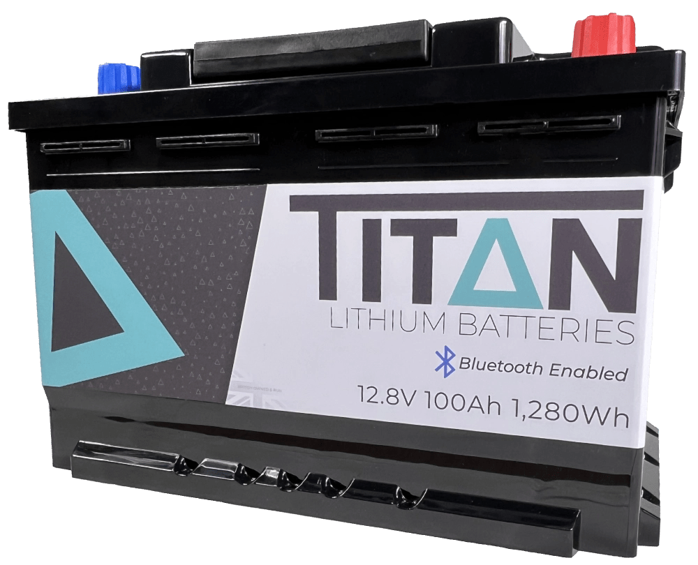 TITAN Lithium 100Ah Leisure Battery Groves Batteries