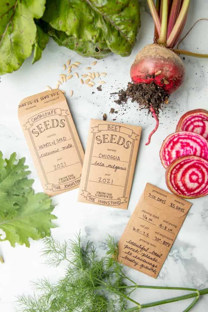 Printable Seed Packets for Seed Saving & Sharing Growfully