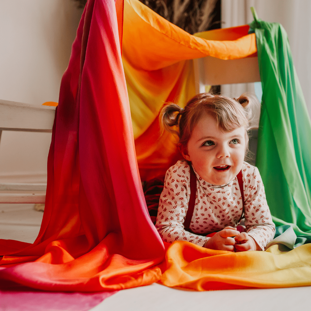 Autumn Play Silk (90cm) by Play Silkies Growing Kind