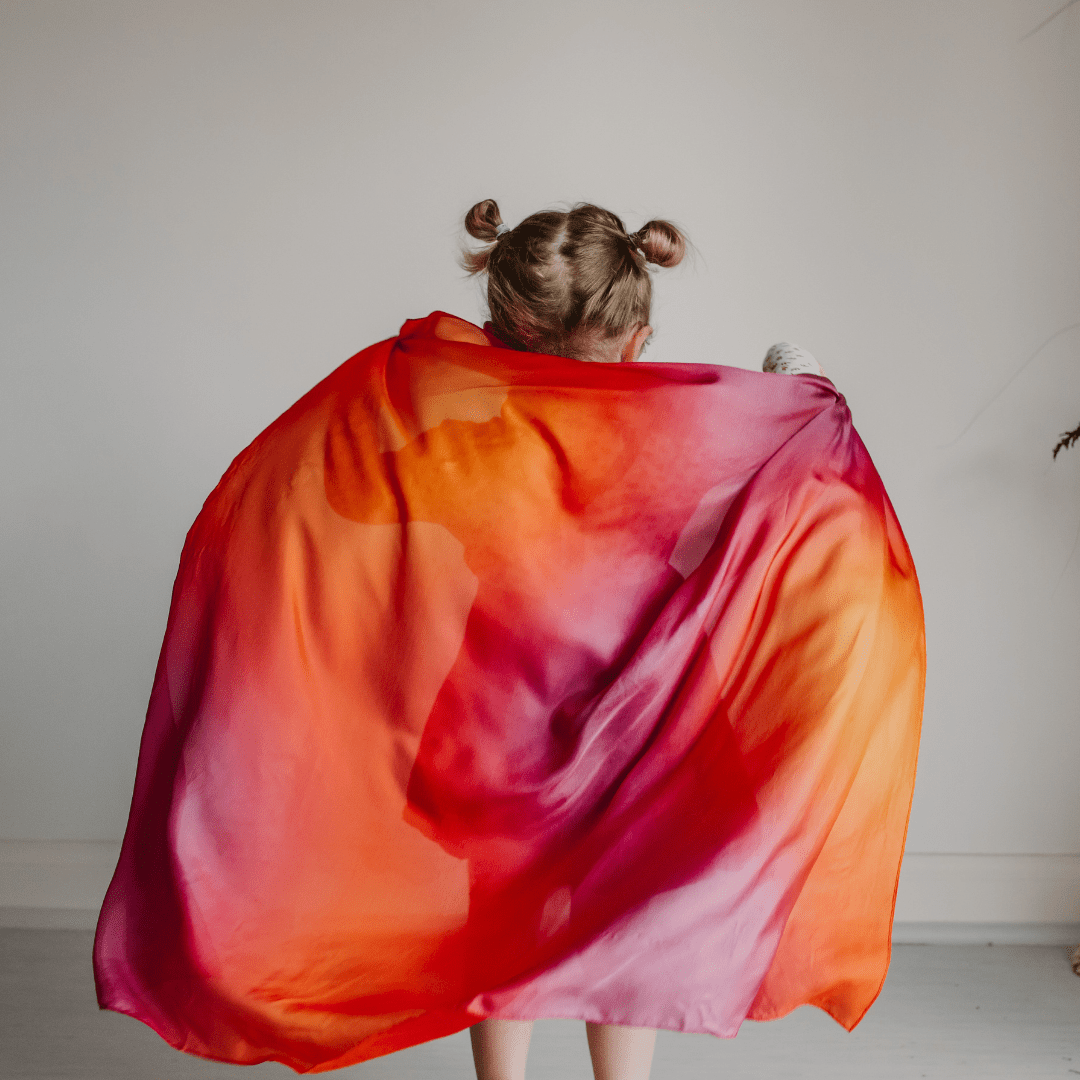 Autumn Play Silk (90cm) by Play Silkies Growing Kind