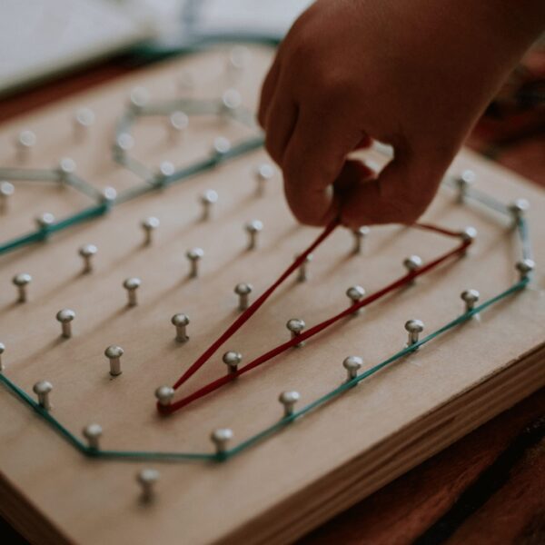 Rubber Band Geoboard by Tooky Toy