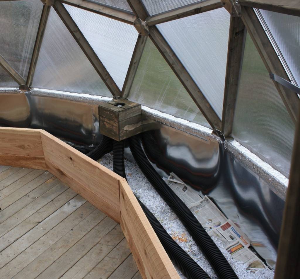 Geothermal Greenhouse and Undersoil Ventilation Systems