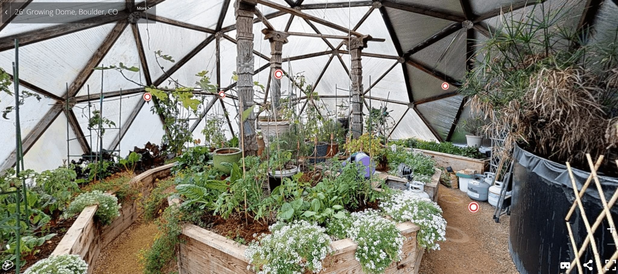 Growing Dome Greenhouse Virtual Tours Growing Spaces