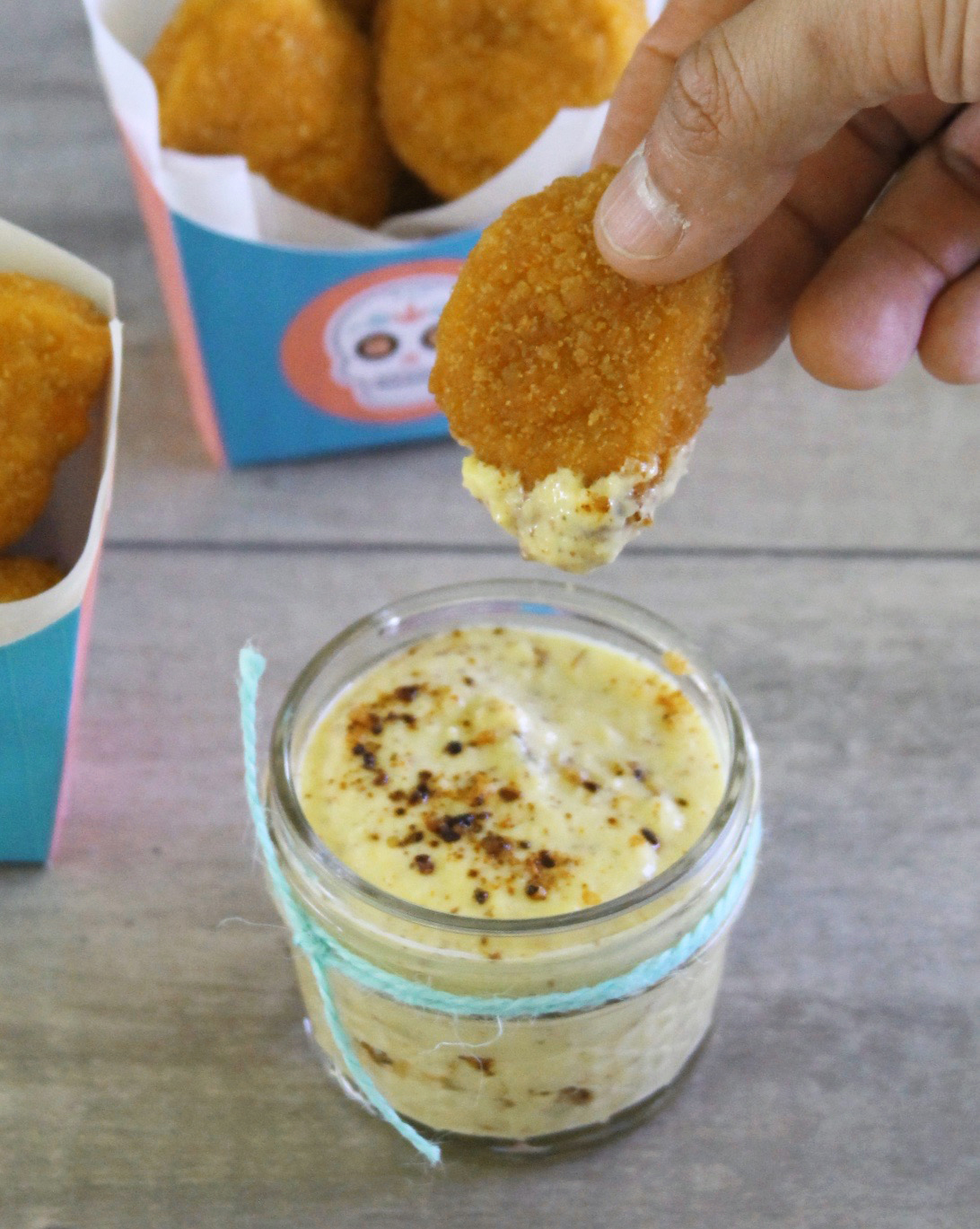 AD Day of the Dead Party Free Printable & Spicy Mango Dipping Sauce Recipe